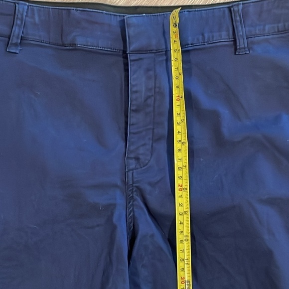 Lane Bryant Women Shorts Size 20 Blue High Rise Stretch Cotton Causal Classic - Picture 10 of 11